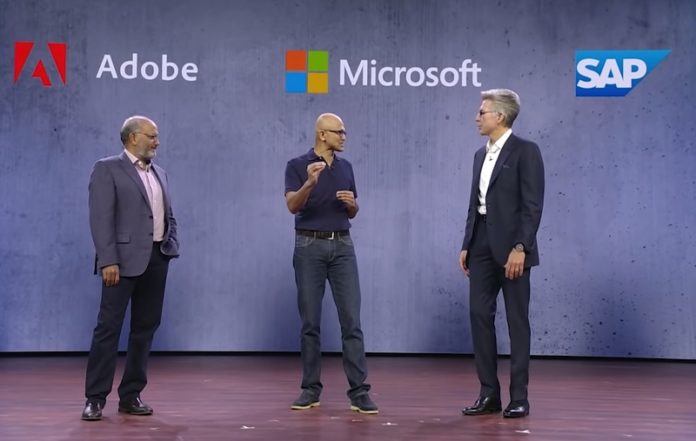 Adobe, SAP, Microsoft